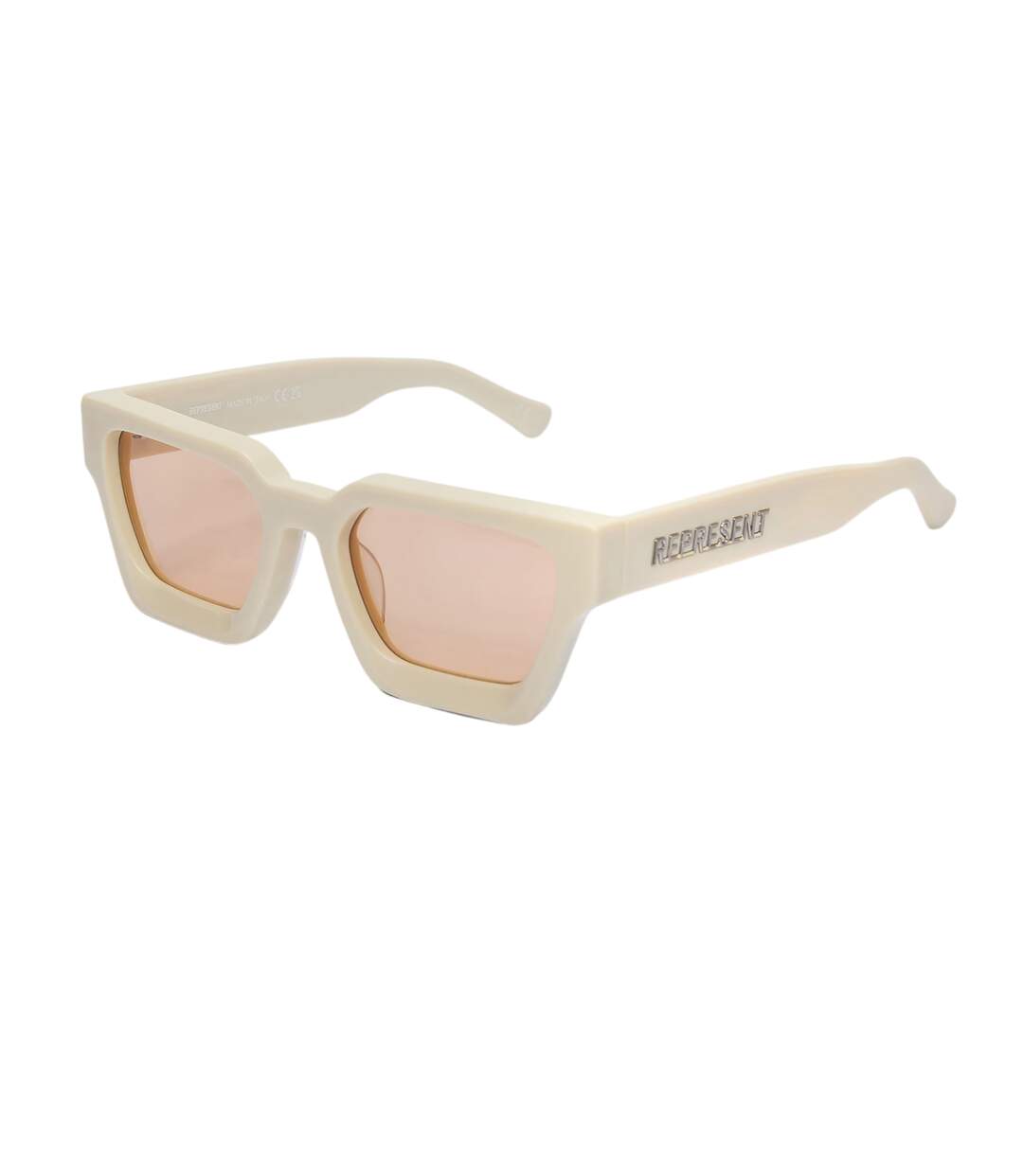 Mens California Uv Protection Square Sunglasses One Size Off White Represent-2