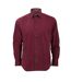 Collection Chemise À Manches Longues Homme Bordeaux Russell-2