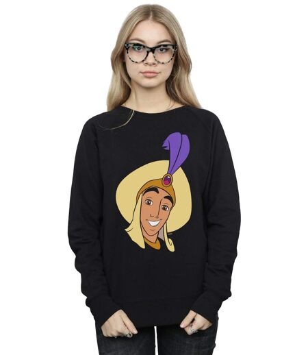 Disney - Sweat ALADDIN PRINCE ALI FACE - Femme (Noir) - UTBI14116