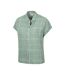 Mountain Warehouse Womens/Ladies Palm Checked Relaxed Fit Shirt (Khaki) - UTMW568