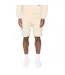 Mens Bardon Cargo Shorts Light Stone Crosshatch-1
