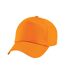 Childrens/kids original 5 panel cap orange Beechfield-1
