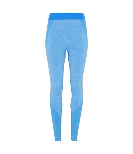 Legging pour femme multi-sports coupe 3D sans coutures - TR212 - bleu saphir