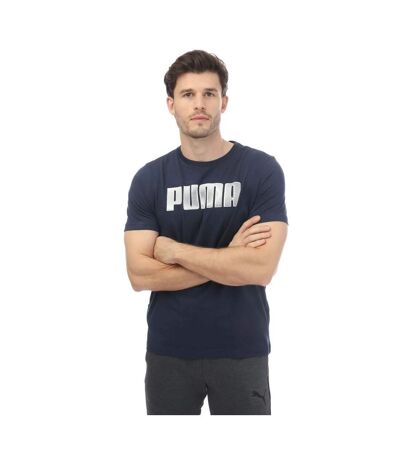 T-shirt sportstyle homme bleu marine Puma
