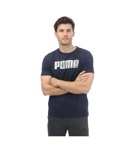 T-shirt sportstyle homme bleu marine Puma