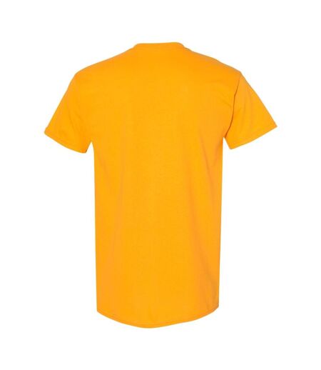Lot De 5  T-shirts Manches Courtes Hommes Jaune Vif Gildan