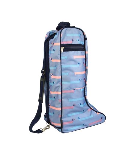 Hy Dorris The Dachshund Boot Bag (Riviera Blue/Navy) (One Size)