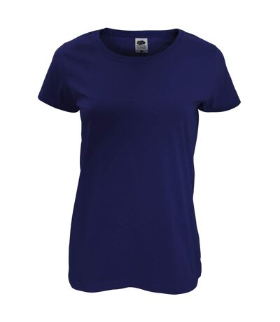 Fruit Of The Loom Womens/Ladies Short Sleeve Lady-Fit Original T-Shirt (Navy) - UTRW4724