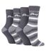 Paquet de 4 chaussettes chaudes doublées de polaire pour bottes thermiques-1