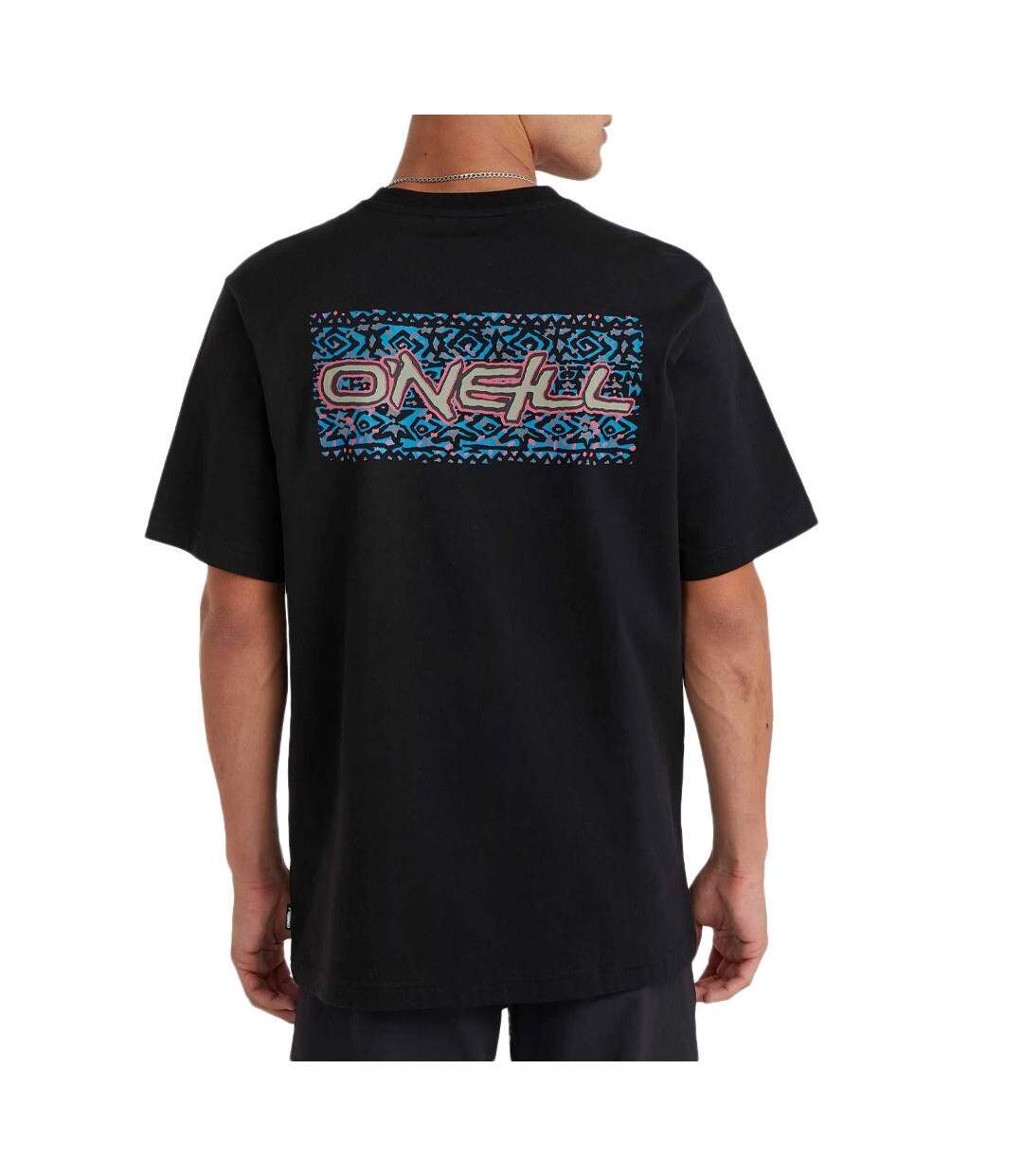 T-Shirt noir homme o'neill word-2