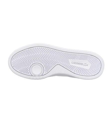 Baskets Court Pro Femme Blanc Jaune Or Lacoste