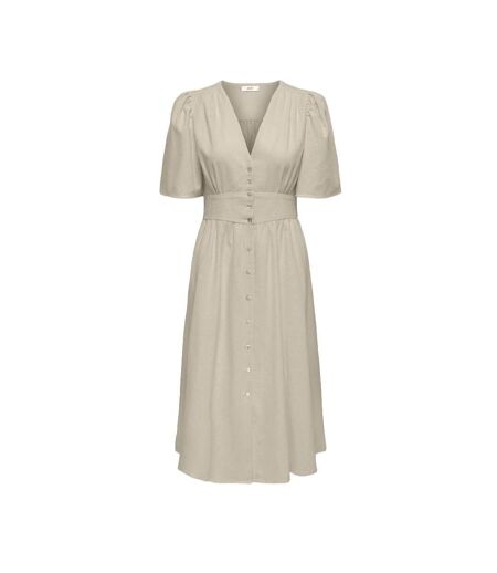 Robe beige femme jdy nora 2/4 midi