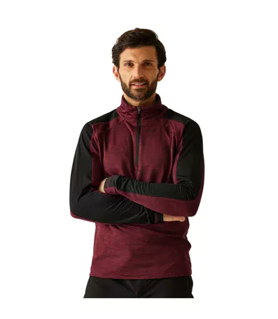 Haut Polaire Hepley Homme Pourpre Foncé Noir Regatta