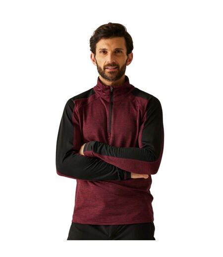Haut Polaire Hepley Homme Pourpre Foncé Noir Regatta