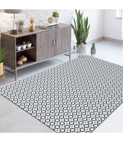 Tapis extérieur tissé kilim rectangle CASADA 12