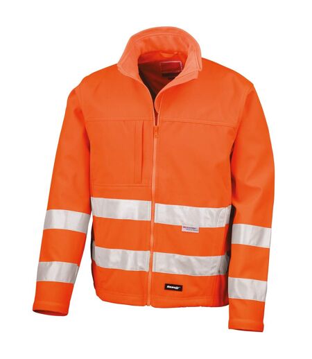 Veste softshell adulte orange fluo SAFE-GUARD by Result