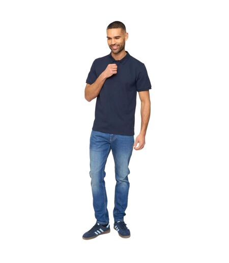 Mens Morwell Polo Shirt Navy Bewley & Ritch