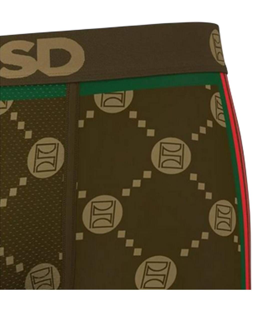 Boxer Motif/style Emblème Homme Marron PSD-4
