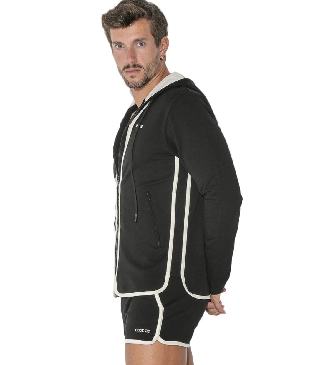 Veste de sport zippée à capuche Focus Code22-2