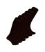Ladies 6 Pairs Long Bamboo Socks | Knee High Plain & Patterned Design Socks-1