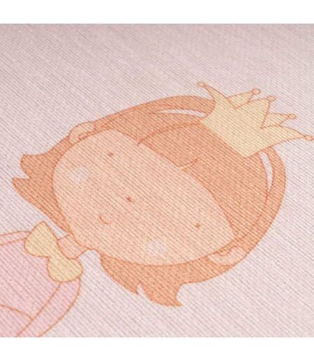 Tapis Rond Enfant Imprimé Bambini VI 160cm Rose