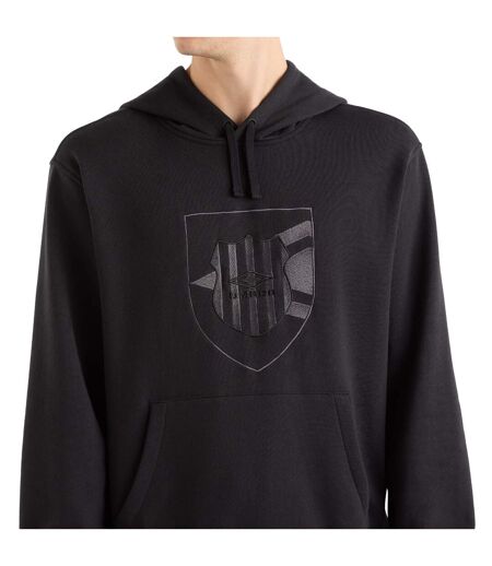 Mens crest hoodie noir Umbro