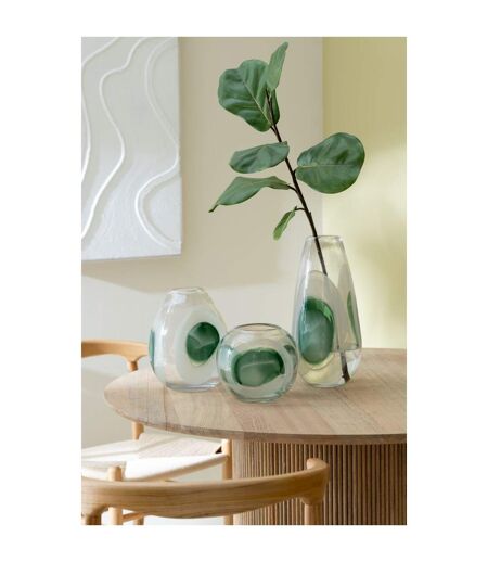 Vase Design en Verre Livy 37cm Multicolore