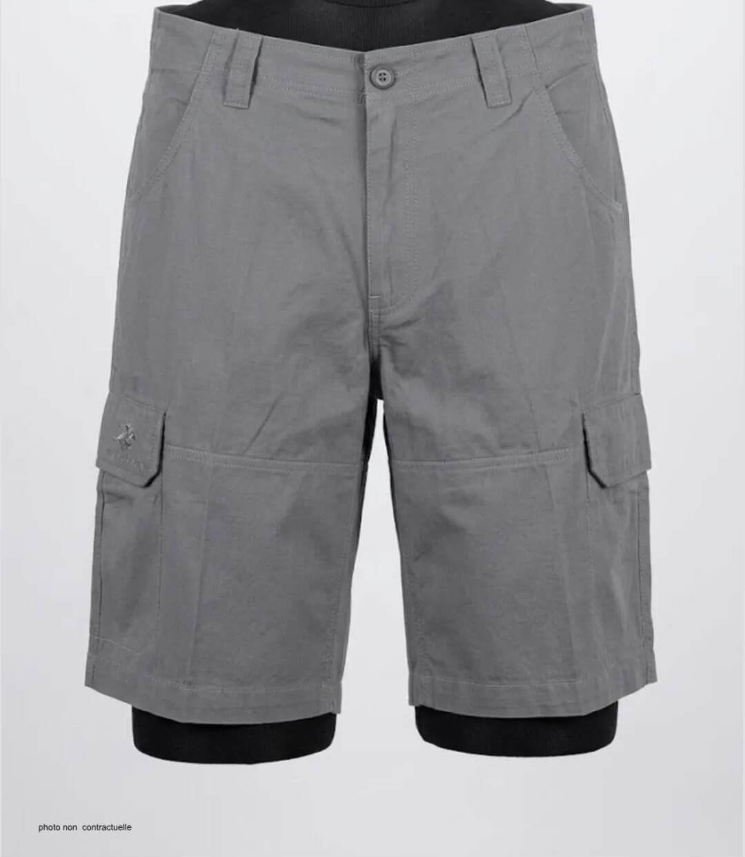 Bermuda WINCHESTER IVANHOE2 uni en coton : le short robuste et élégant pour affronter l'été-3