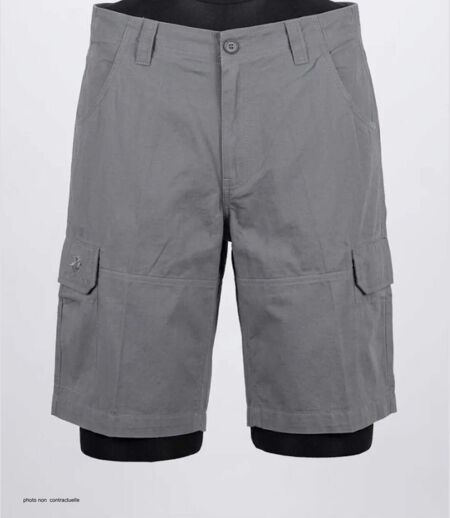 Bermuda WINCHESTER IVANHOE2 uni en coton : le short robuste et élégant pour affronter l'été
