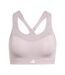 Brassière de training mauve femme adidas tlrd impact-1