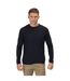 Regatta Mens Leith Lightweight Sweatshirt (Navy/Black Marl)
