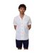Chemise Manches Courtes Motif/style Bord En Crochet Homme Blanc Threadbare-2