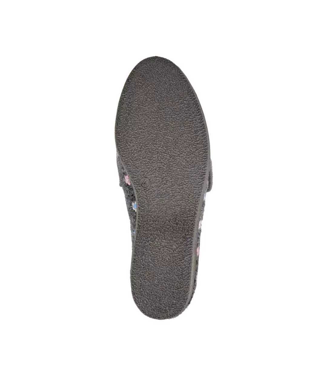 Womens/ladies Matilda Slippers Grey Sleepers-2