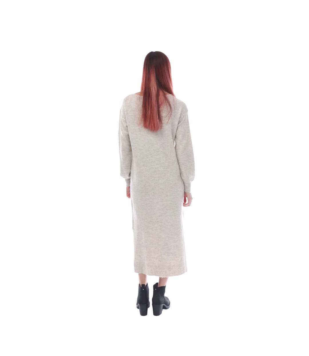 Womens/ladies lefile midi dress natural Vero Moda-2