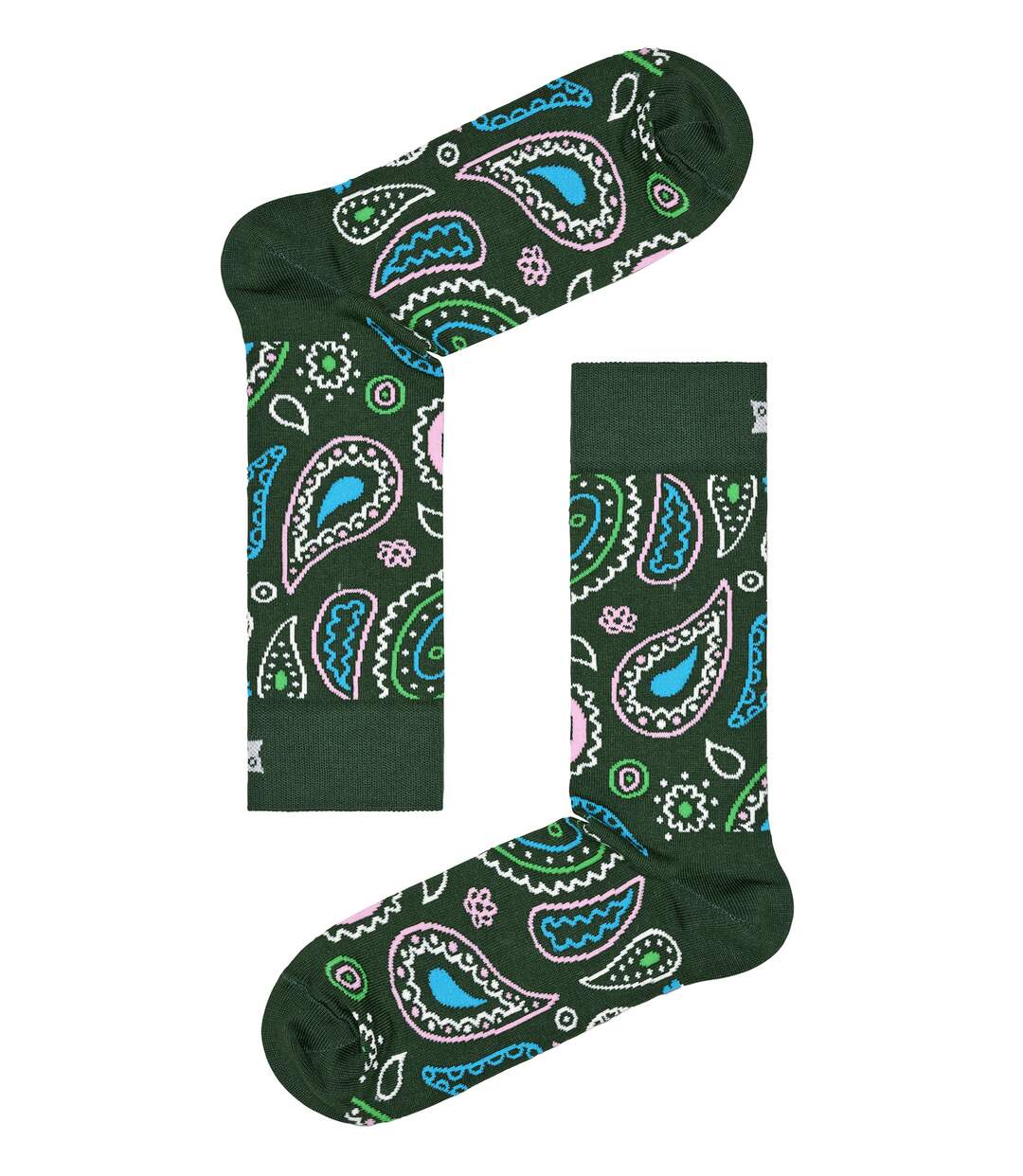 Happy Socks - Unisex Novelty Paisley Design Socks-2