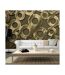 Papier Peint XXL Cercles en Bronze 270x550cm-1
