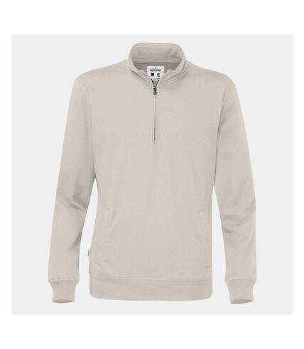 Cottover Unisex Adult Half Zip Sweatshirt (Off White)