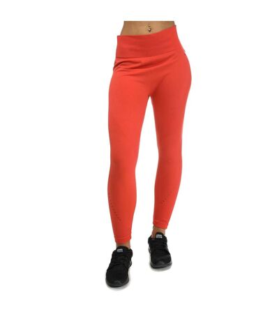 Legging 7/8 femme rouge Adidas