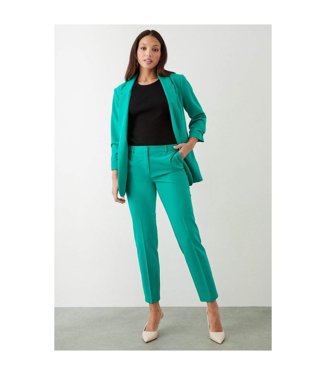 Pantalon 7/8 femme vert Dorothy Perkins