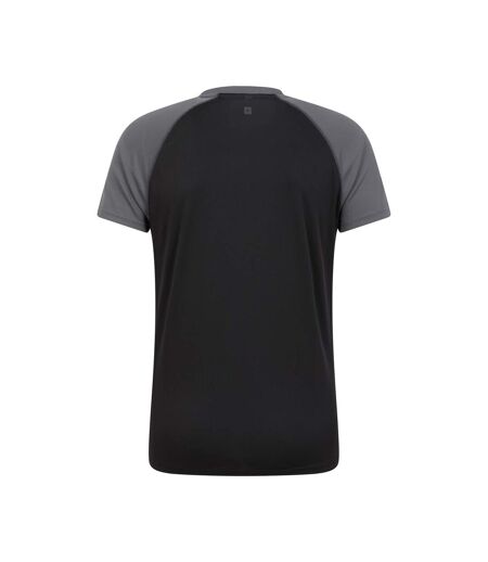 Mens endurance isocool t-shirt jet black Mountain Warehouse