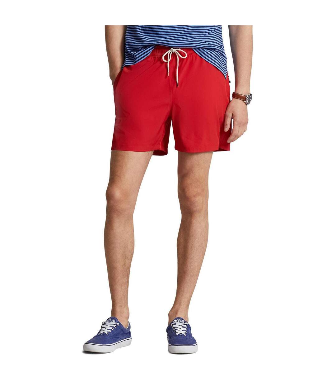 Short De Bain Traveller Homme Rouge Ralph Lauren-3