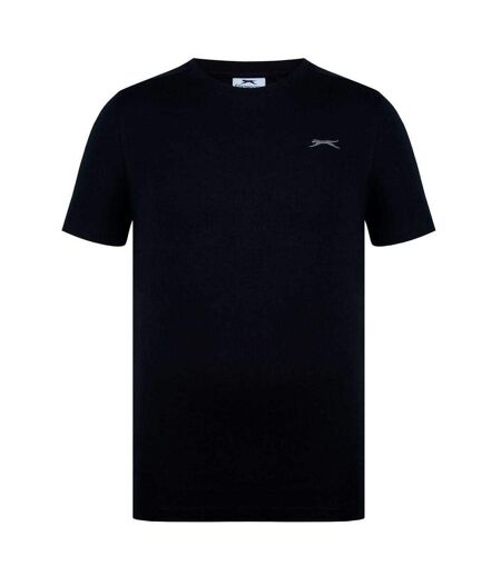 T-shirt Motif/style Logo 3d Homme Noir Slazenger