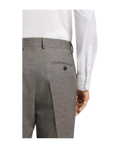 Chino Motif/style Pied-de-poule Homme Blanc Boss