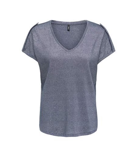 T-Shirt marine femme only rabi