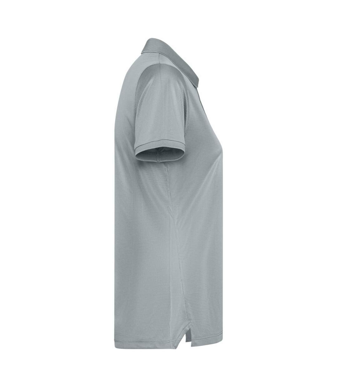 Polo Manches Courtes Tormo Femme Gris Roly-4
