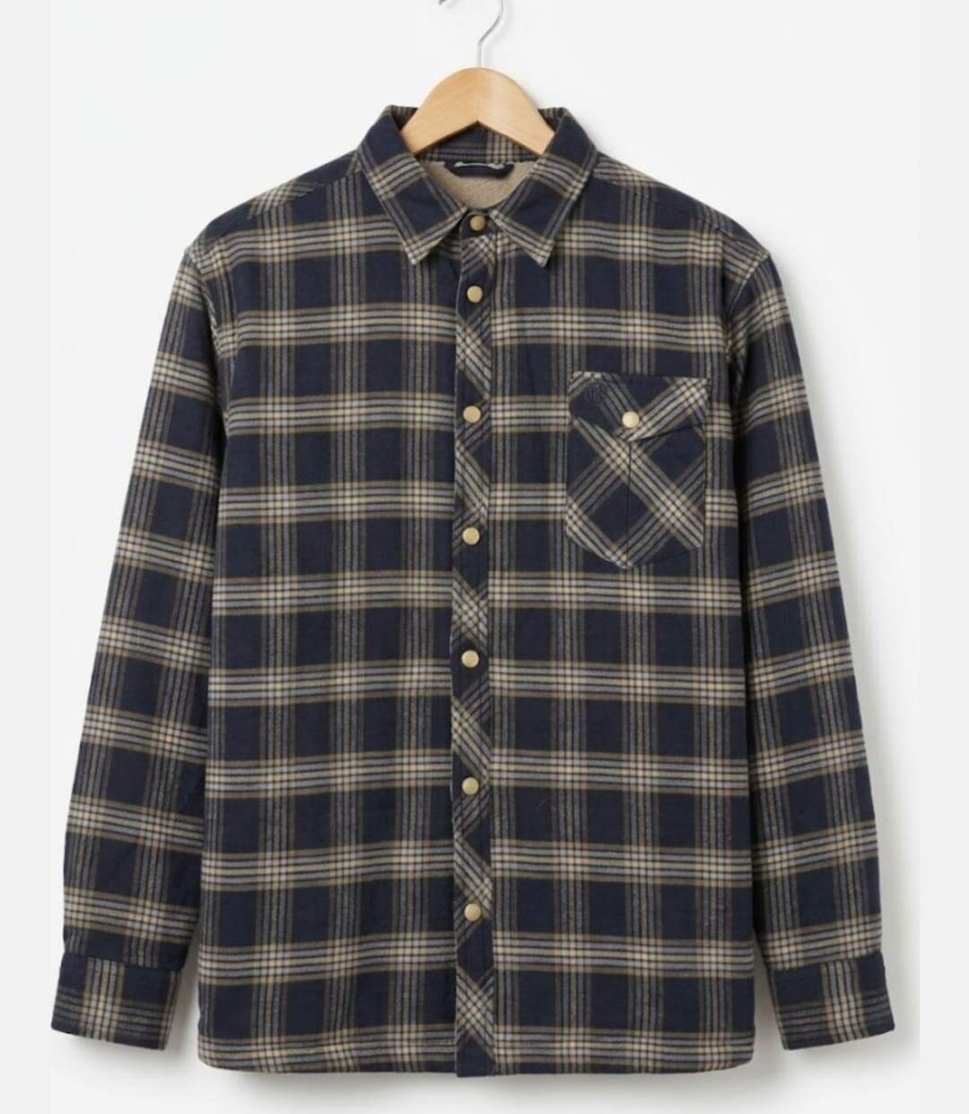 CHALLENGER BRUNO5 — Surchemise flanelle marron : le style décontracté et bien chaud-2