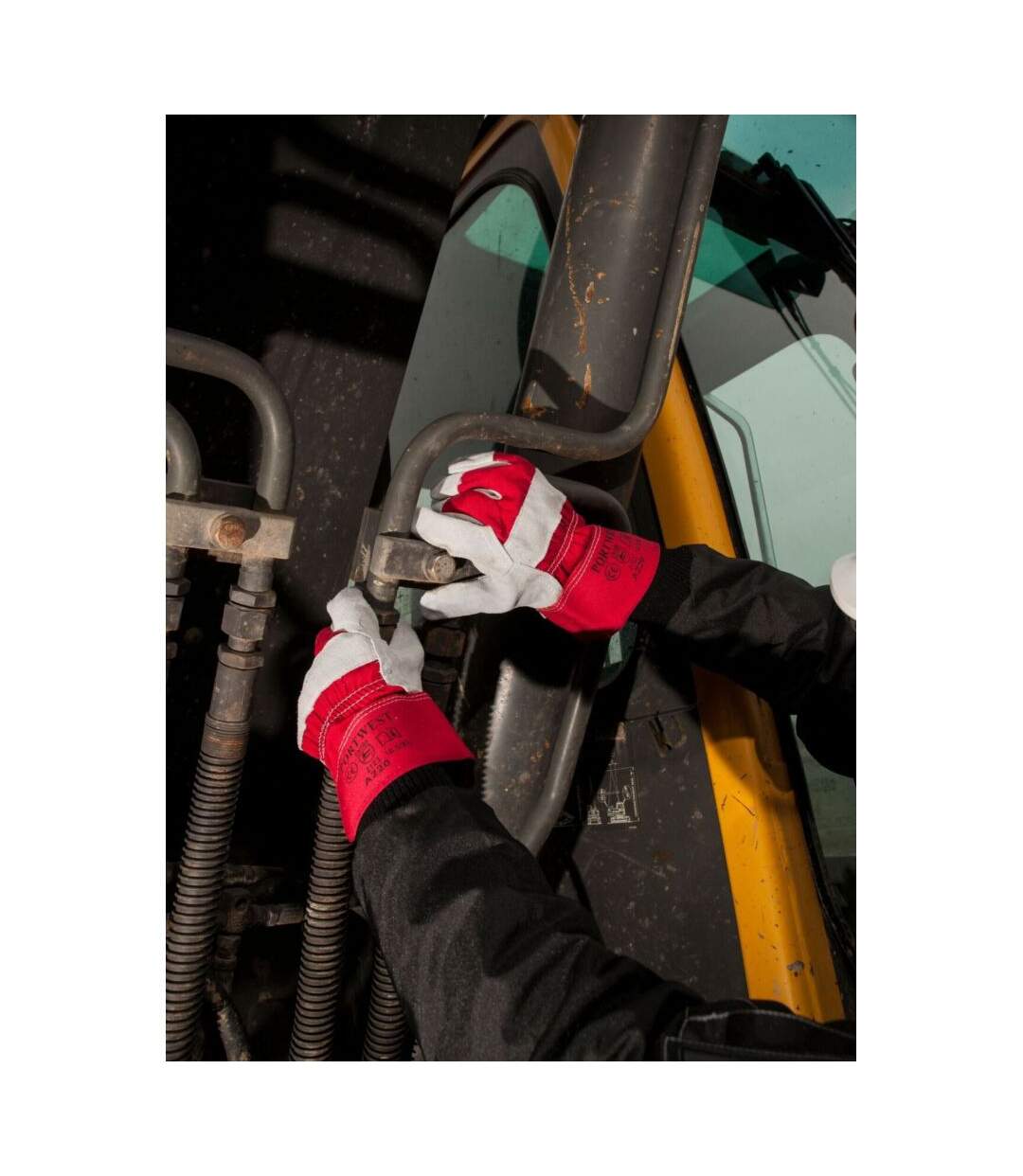 Gants  en cuir bovin Portwest DOCKER PREMIUM-5