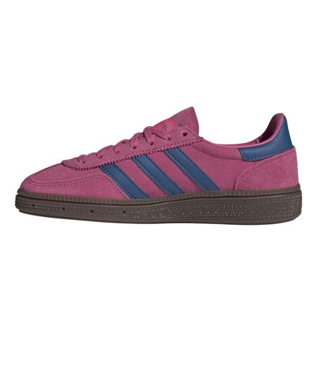 Baskets Handball Spezial Enfant Rose Choc Bleu Adidas