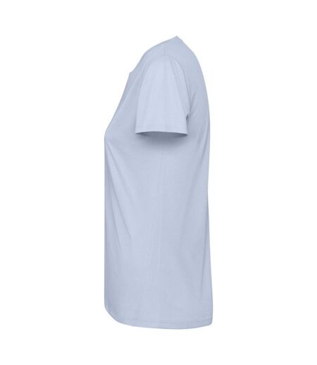 Womens/ladies Estoril Short-sleeved T-shirt Zen Blue Roly