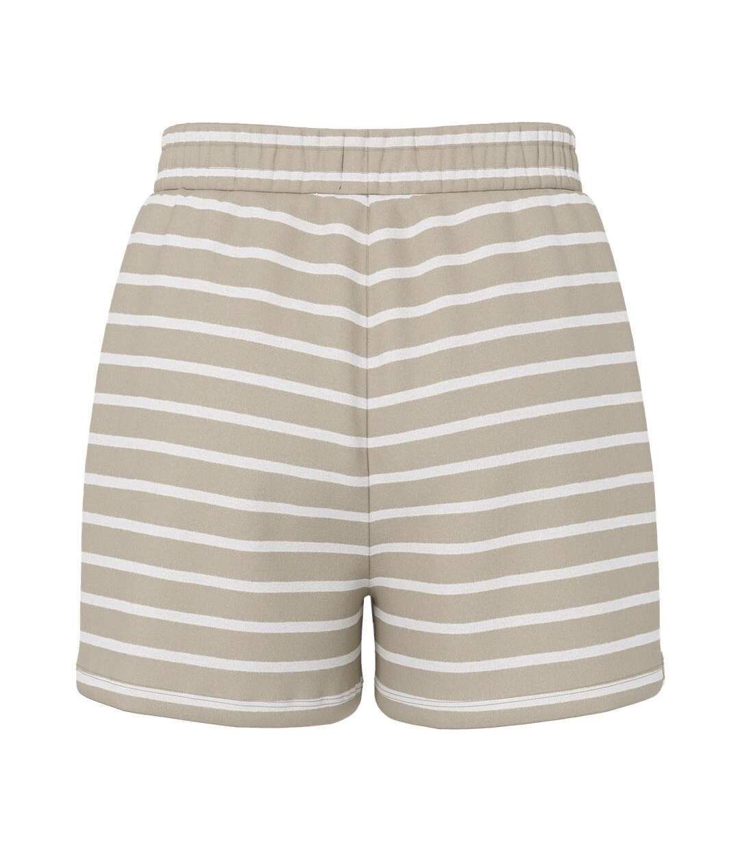 Short beige/blanc femme pieces chilli-2